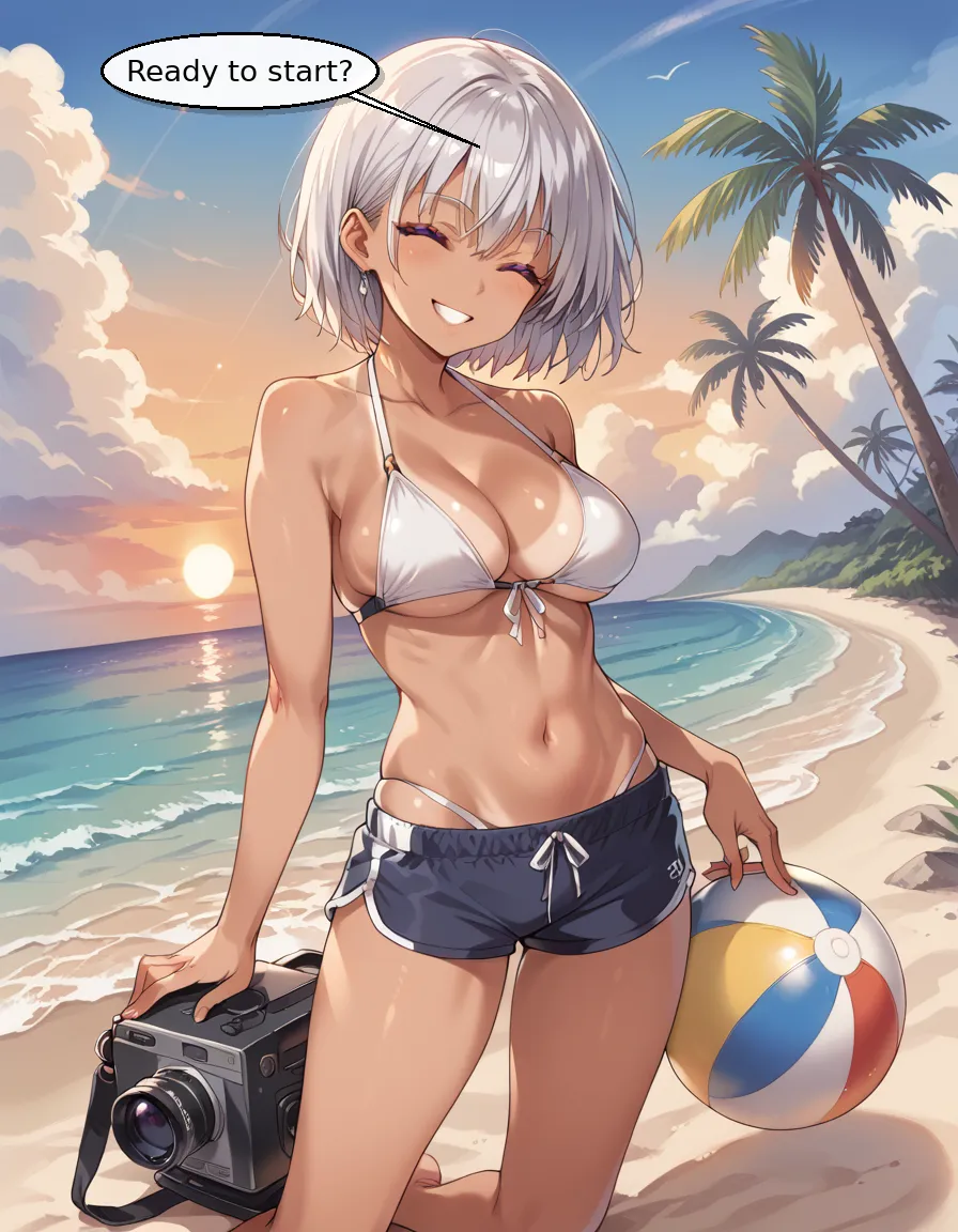 Panel 1 - Sunset Waves