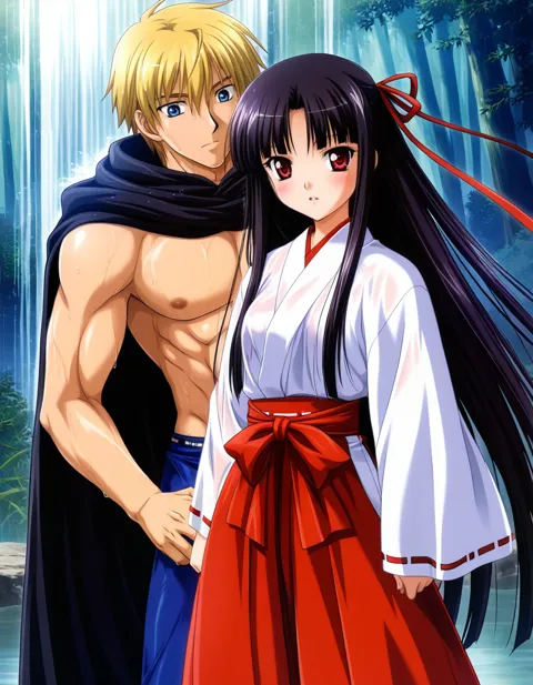 The Shrine Maiden's Forbidden Blessing cover