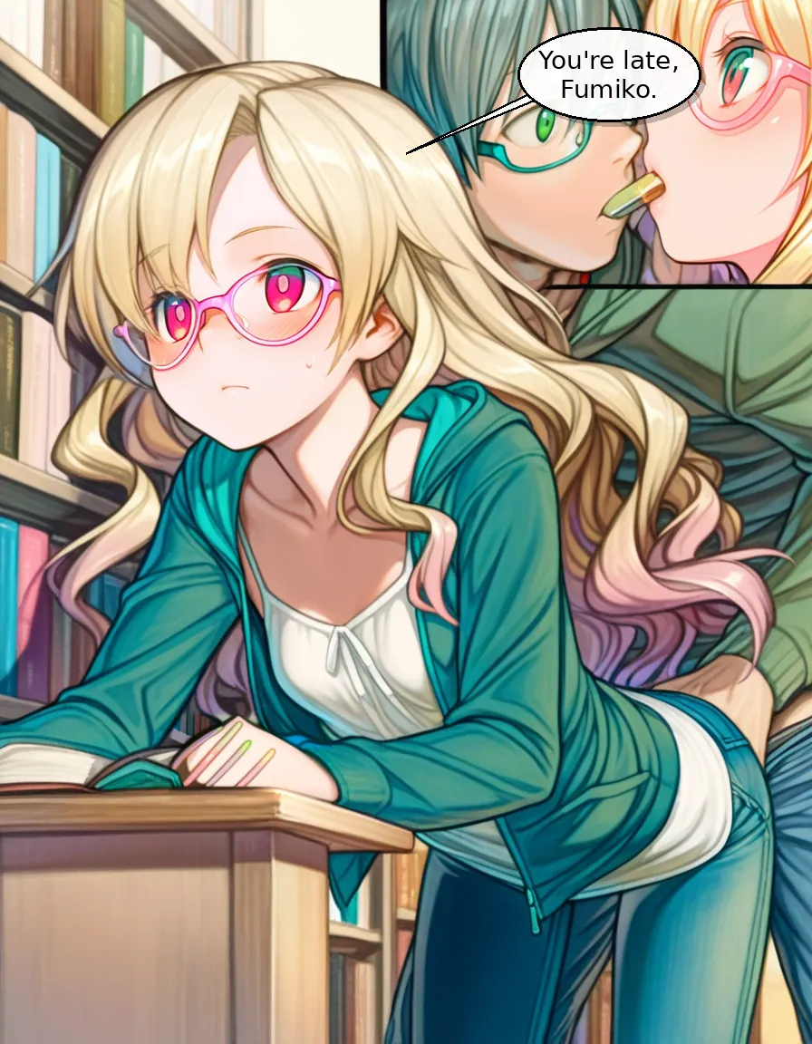 Panel 2 - Silent Library Secrets
