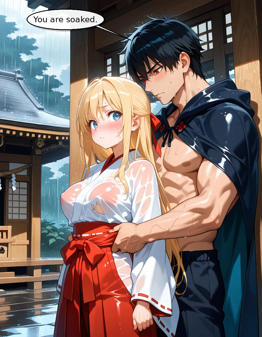 Panel 1 - The Shrine Maiden's Forbidden Offering