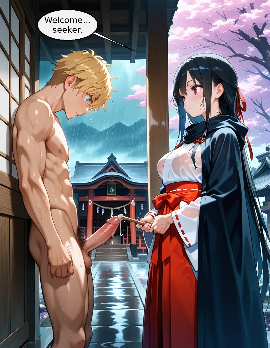 Panel 1 - The Shrine Maiden's Forbidden Night