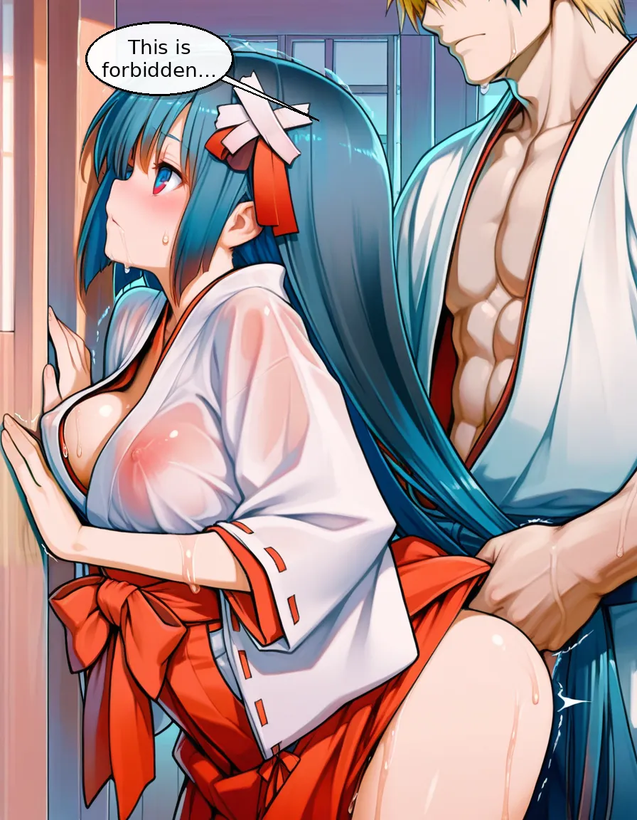 Panel 3 - The Shrine Maiden's Forbidden Night