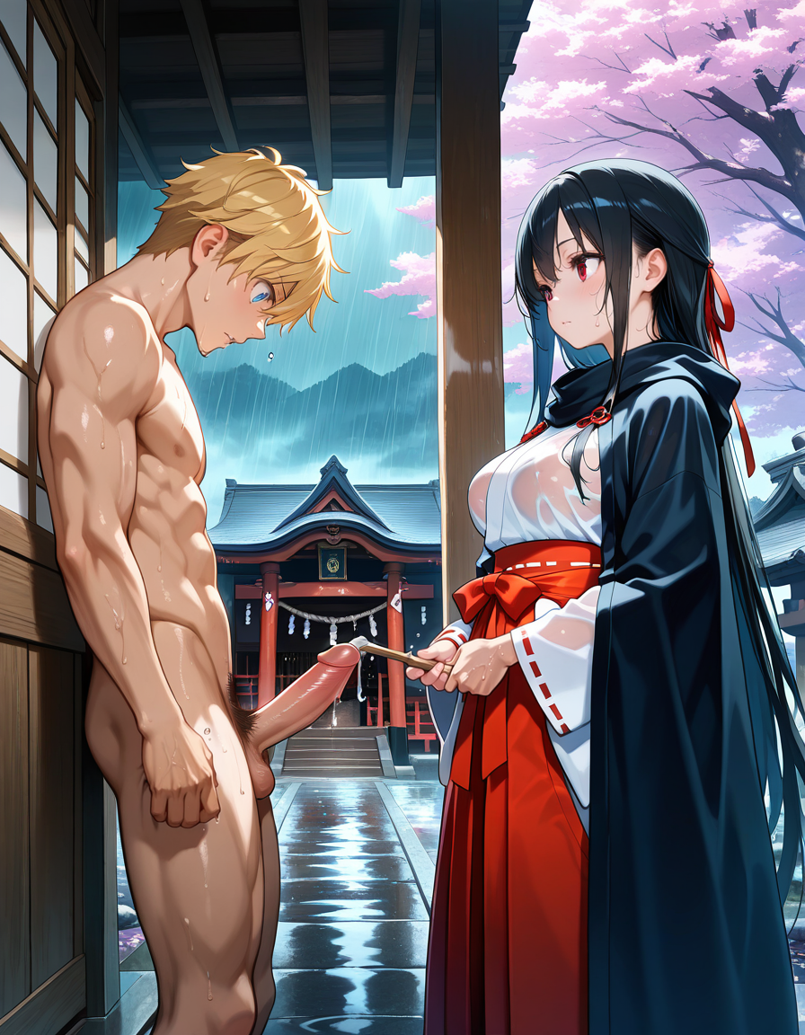 The Shrine Maiden's Forbidden Night cover