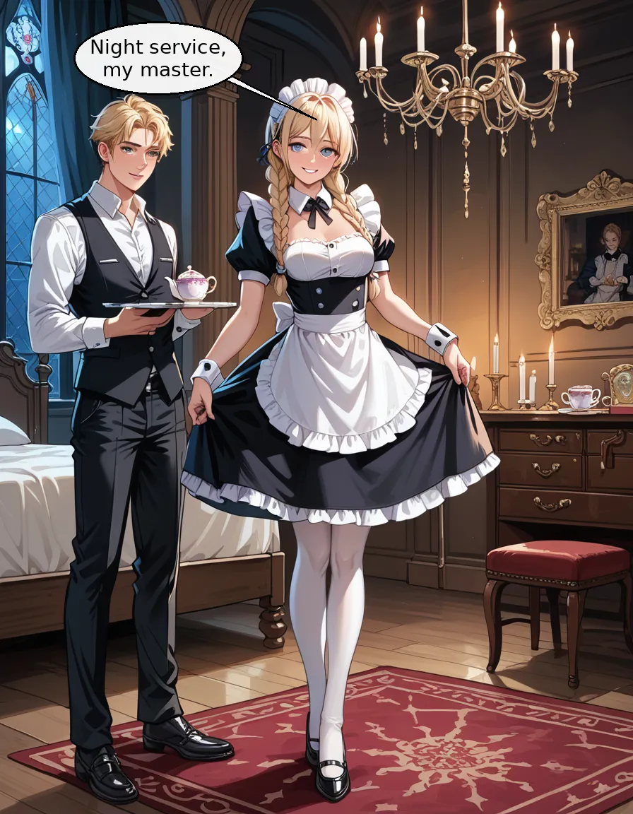 Panel 1 - Sakuya's Midnight Tea