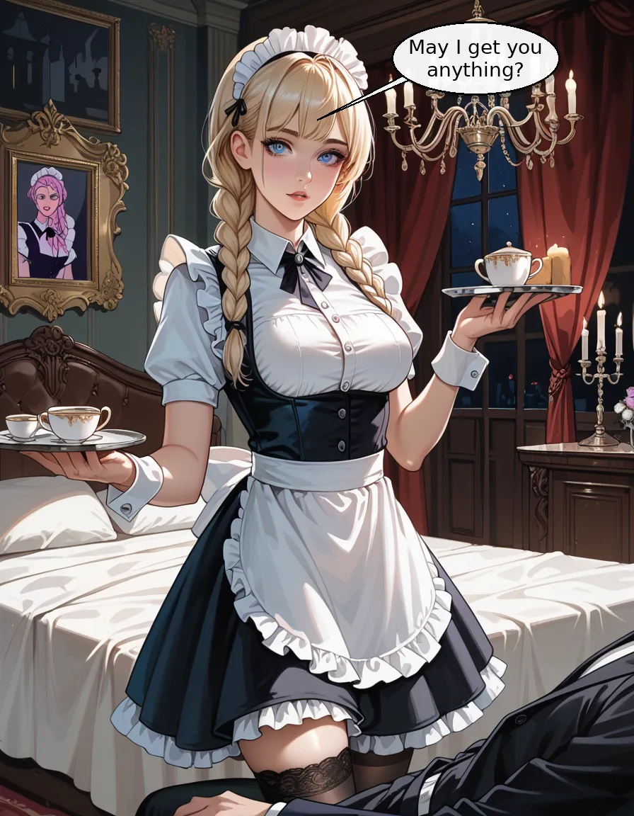 Panel 2 - Sakuya's Midnight Tea