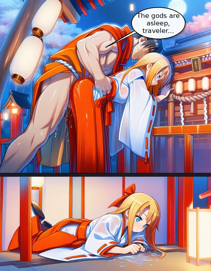 Panel 2 - The Moonlit Shrine's Secret